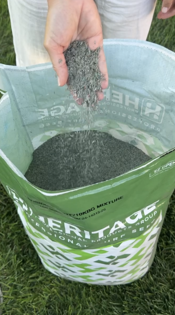 Picture of bag of seed.
